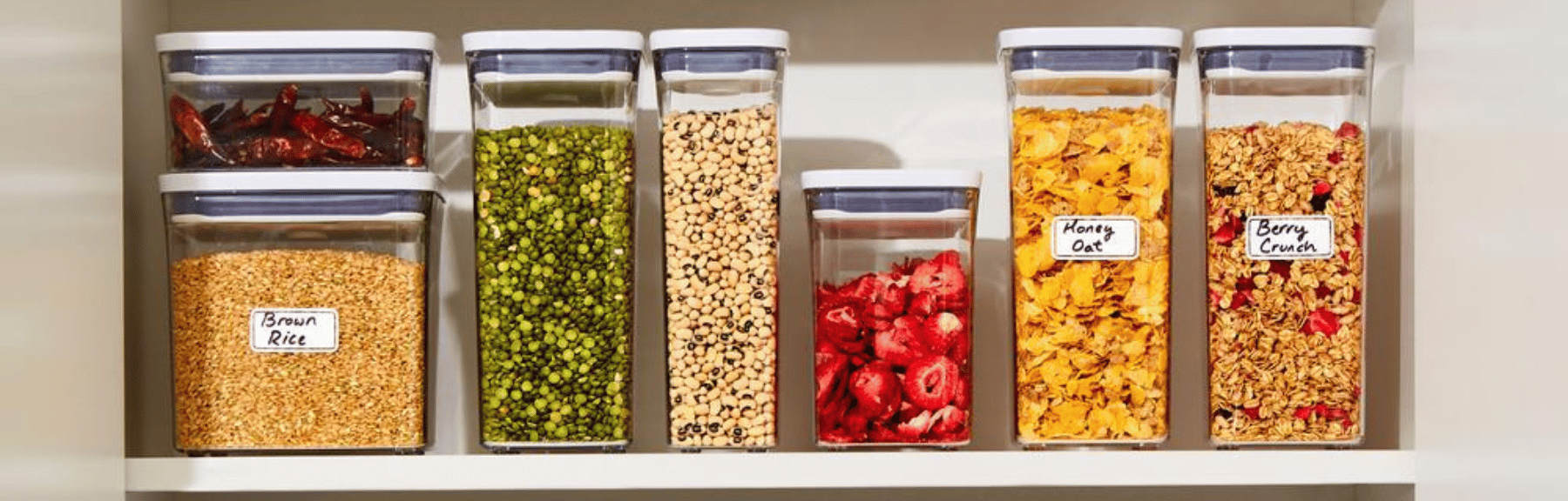 La importancia de guardar tus alimentos en contenedores