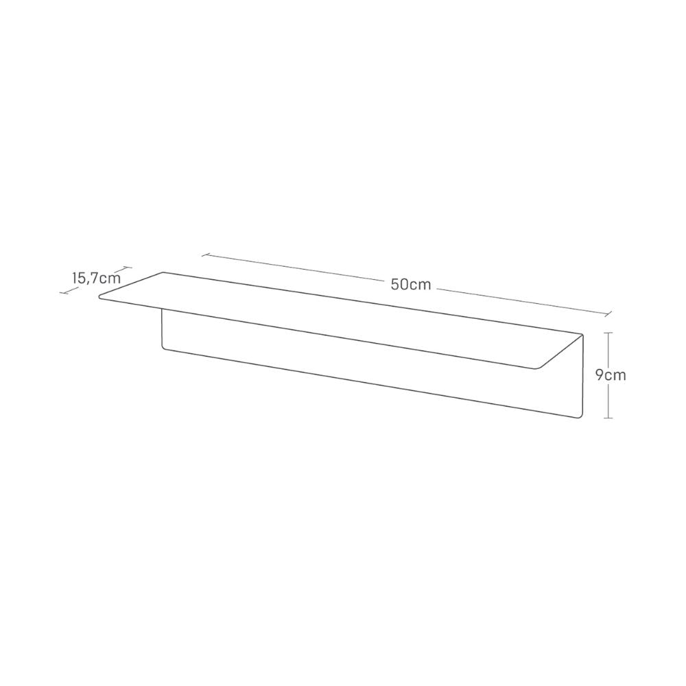 Repisa con Panel Magnético Blanco 50cms Yamazaki®