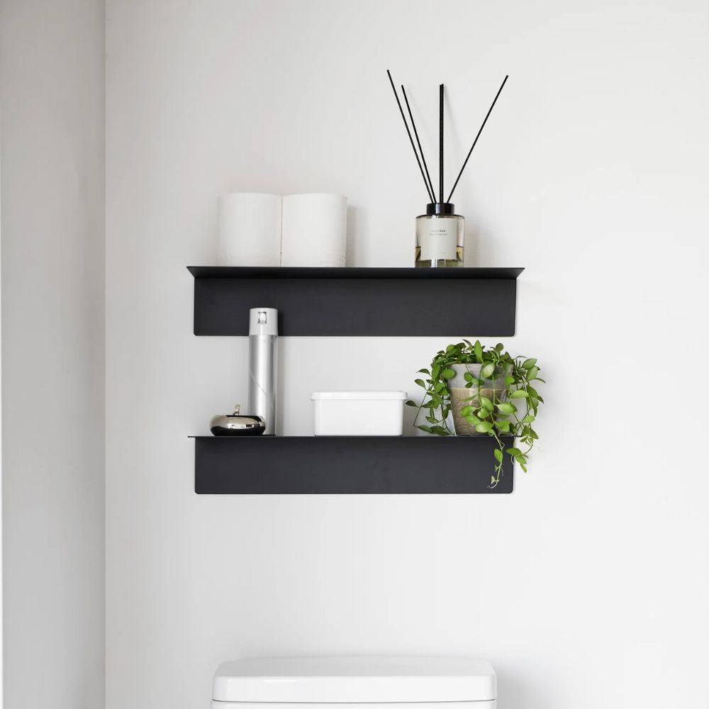 Repisa con Panel Magnético Negro 50cms Yamazaki®