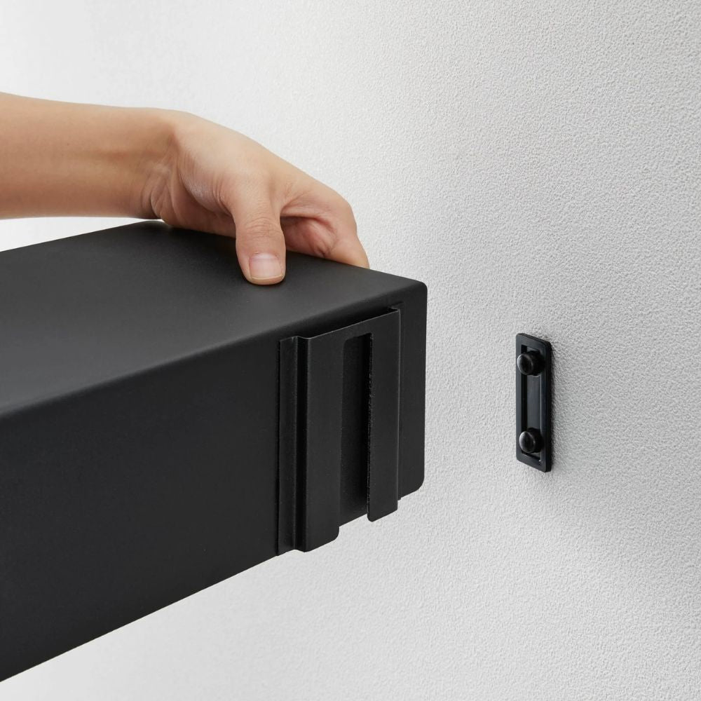 Repisa con Panel Magnético Negro 50cms Yamazaki®