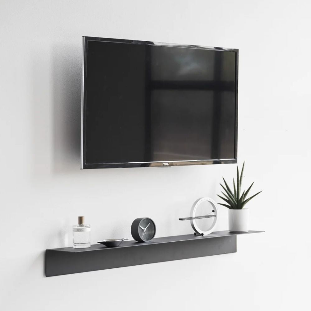 Repisa con Panel Magnético Negro 90cms Yamazaki®
