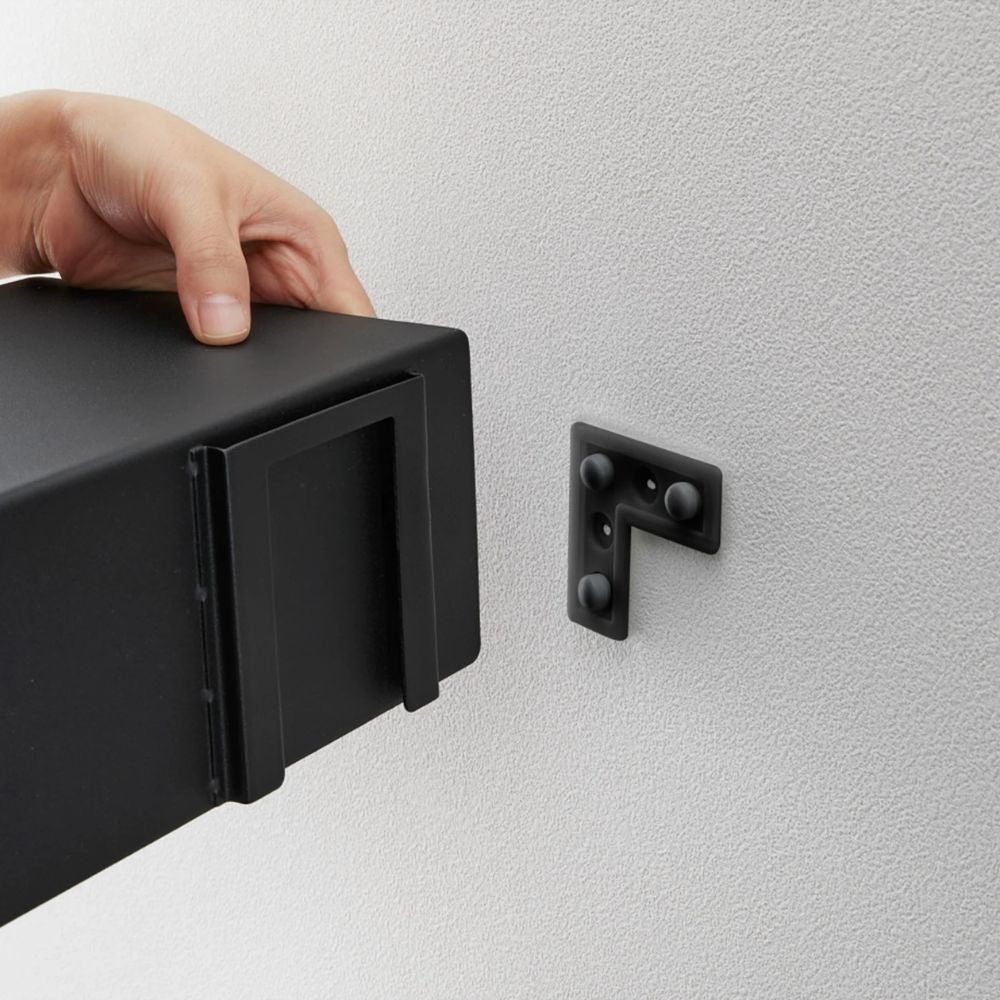 Repisa con Panel Magnético Negro 90cms Yamazaki®