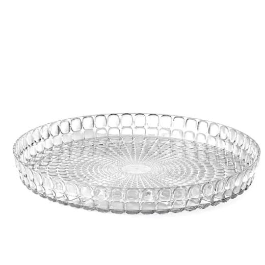 Bandeja Redonda Tiffany Transparente 36cms Guzzini®