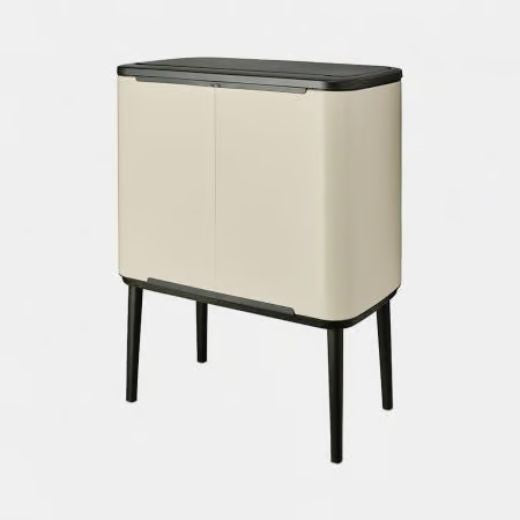 Basurero Bo Touch 11 + 23 Litros Beige Suave Brabantia®