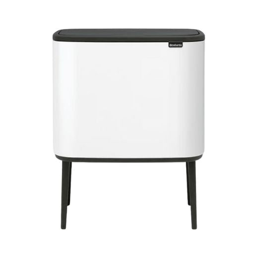 Basurero Bo Touch 11 + 23 Litros Blanco Brabantia®