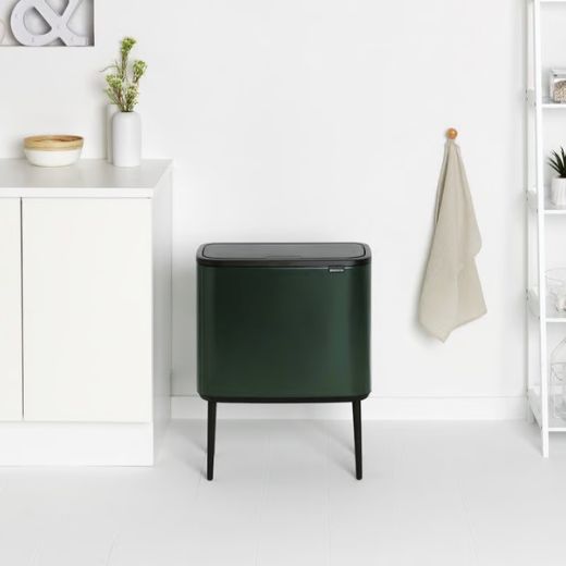 Basurero Bo Touch 11 + 23 Litros Pino Verde Brabantia®