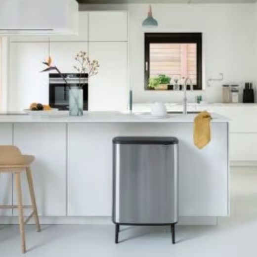 Basurero Bo Touch Hi 2 x 30 Litros Acero Mate Brabantia®