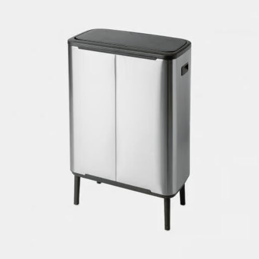 Basurero Bo Touch Hi 2 x 30 Litros Acero Mate Brabantia®