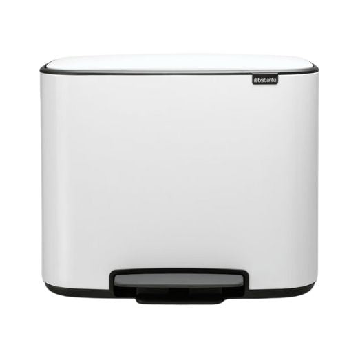 Basurero Pedal Bo 3 x 11 Litros Blanco Brabantia®