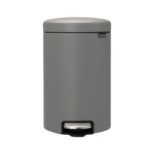 Basurero Pedal NewIcon 12 Litros Gris Concreto Mineral Brabantia®