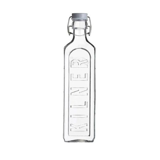 Botella Tapa Gris con Cierre Clip 1Lt Kilner®