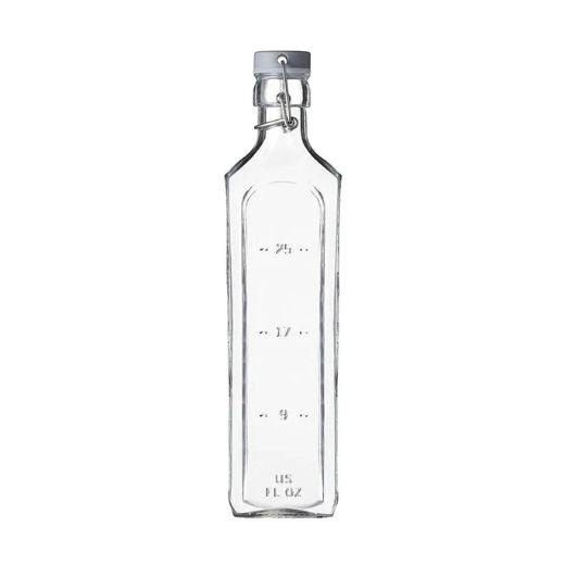 Botella Tapa Gris con Cierre Clip 1Lt Kilner®