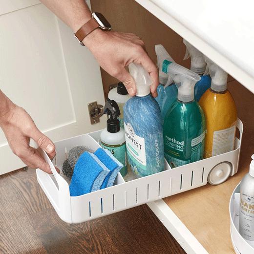 Organizador con Ruedas para Productos de Limpieza Grande RollOut YouCopia®