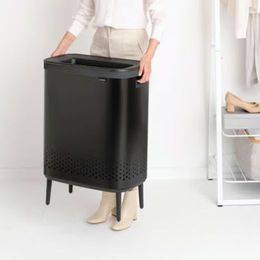 Contenedor para Ropa Bo Hi 2 x 45 Litros Negro Mate Brabantia®