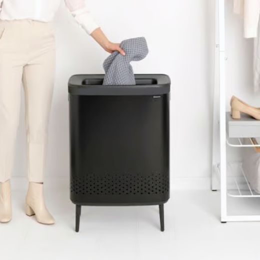 Contenedor para Ropa Bo Hi 2 x 45 Litros Negro Mate Brabantia®