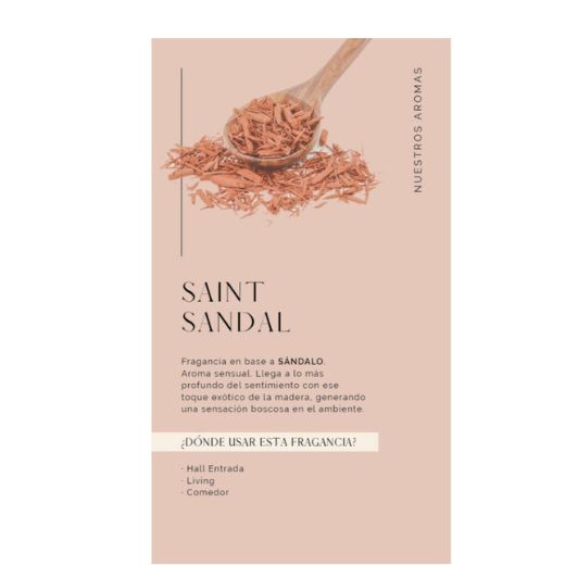 Difusor Varitas Saint Sandal Terra 150 ml Madison
