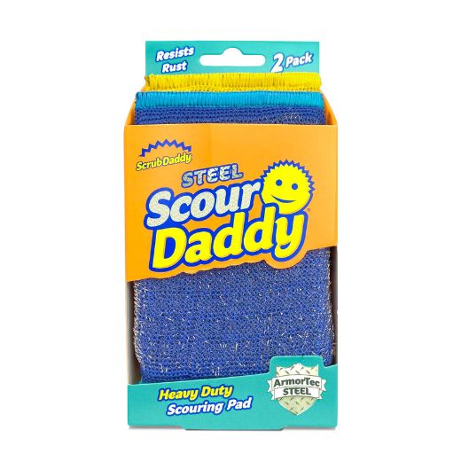 Esponja de Acero Inoxidable Steel Scour Daddy (2 unidades) Scrub Daddy