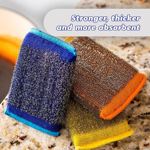 Esponja de Acero Inoxidable Steel Scour Daddy (2 unidades) Scrub Daddy®