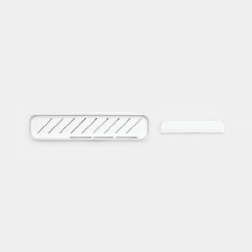 Estante de Ducha con Espátula MindSet Mineral Fresh White Brabantia®