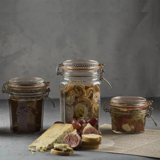 Frasco Faceteado con Cierre Clip Top 0,45Lt Kilner®