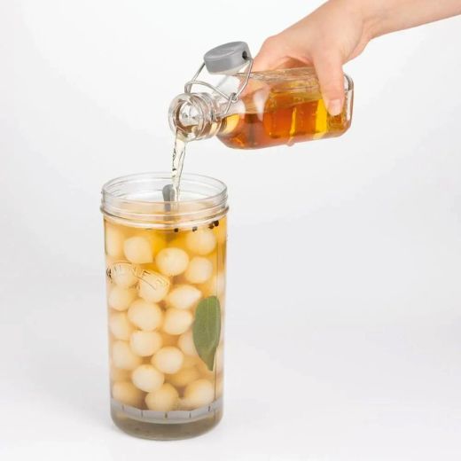 Frasco con Levantador de Aceitunas 1 Lt Kilner®