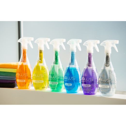 Kit Inicial Limpiador y Abrillantador Granito 2 Pods x 739 ml Jaws®