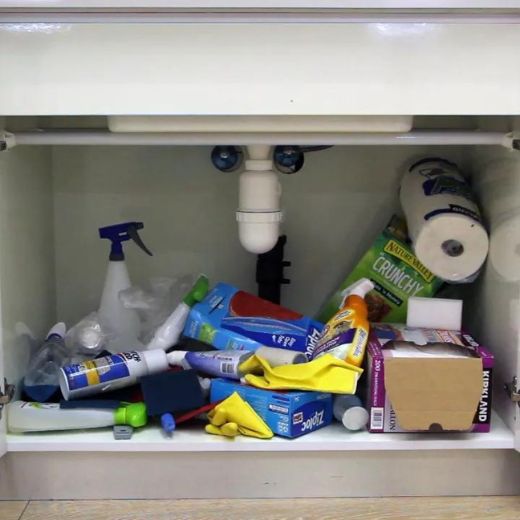 Organizador Bajo Lavaplatos 2 Niveles Blanco Just Organizer