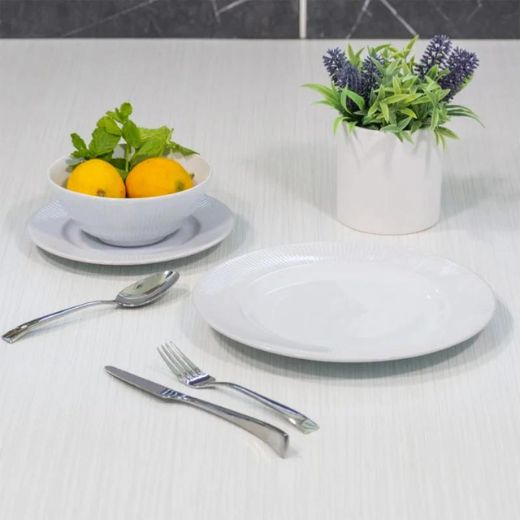 Plato Linear Ensalada Blanco 21cm Mason Cash®