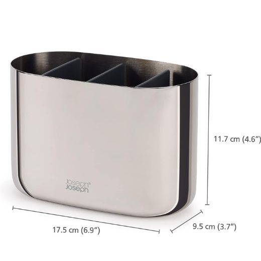 Porta Cepillo de Dientes Large Acero Inoxidable Joseph Joseph®