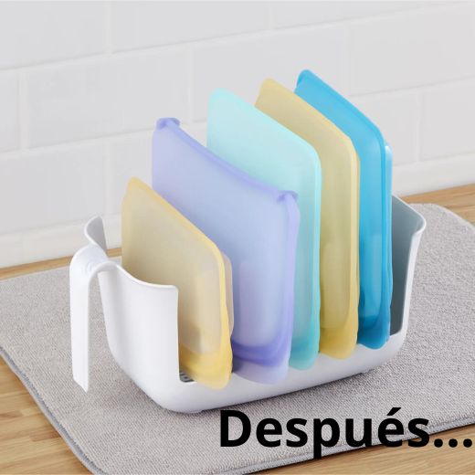 Rack Escurridor de Bolsas Reutilizables Dry+Store YouCopia®