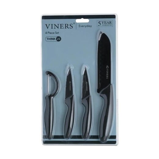 Set 3 Cuchillos y Pelador Everyday Viners®