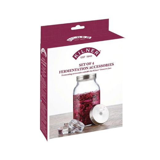 Set 4 Accesorios para Fermentar con Frascos Conserveros Kilner®
