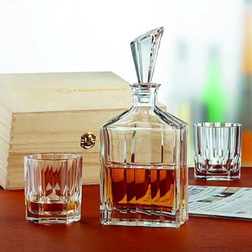 Set Botella Whisky 0,75 Lt y 2 Vasos Aspen Nachtmann®