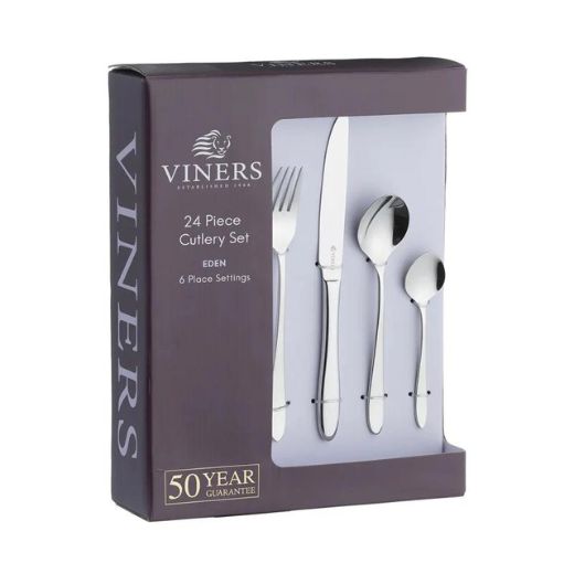 Set Cubiertos Eden 24 Pzs Viners®