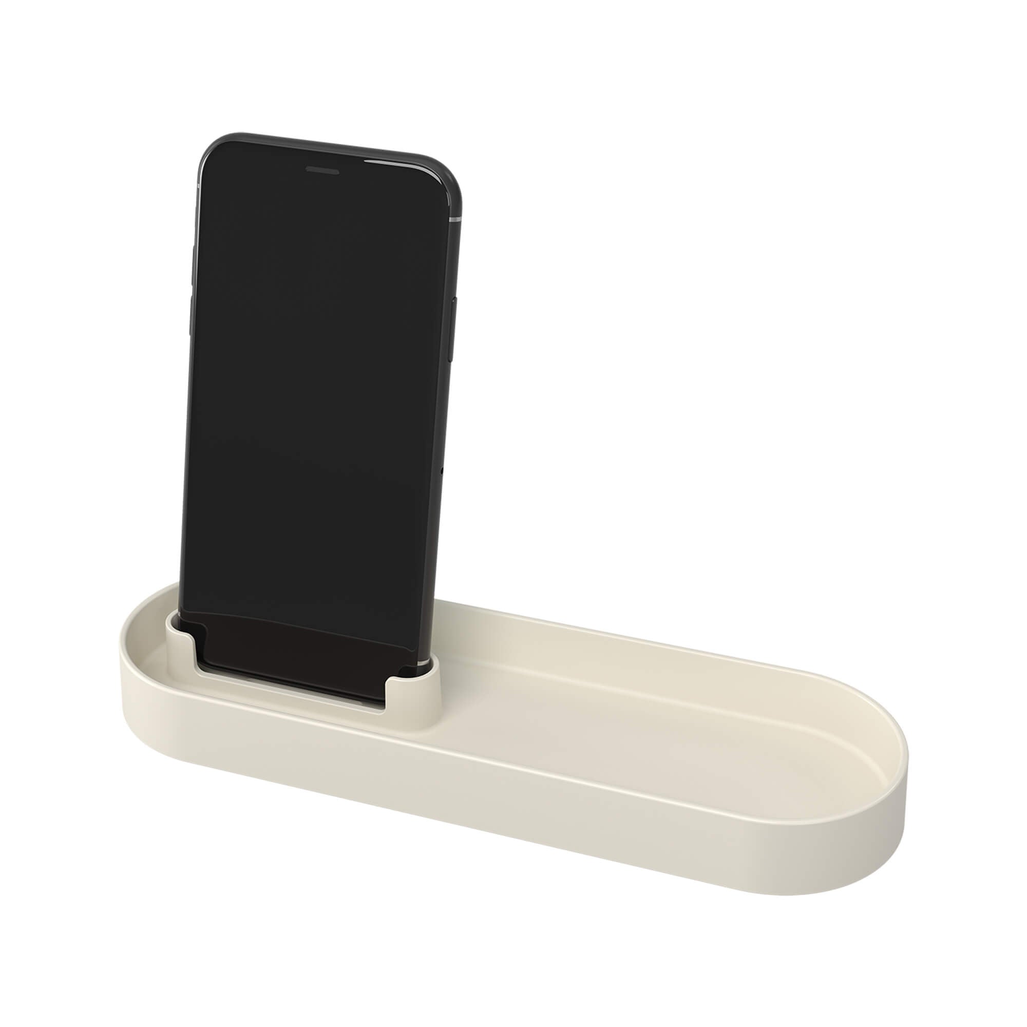 Bandeja para Baño con Soporte para Celular Serene Gris Claro Coza®
