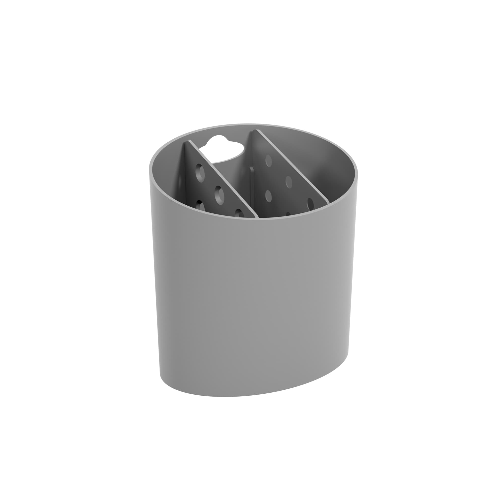 Escurridor de Cubiertos Ovalado Basic Gris Frío Coza®