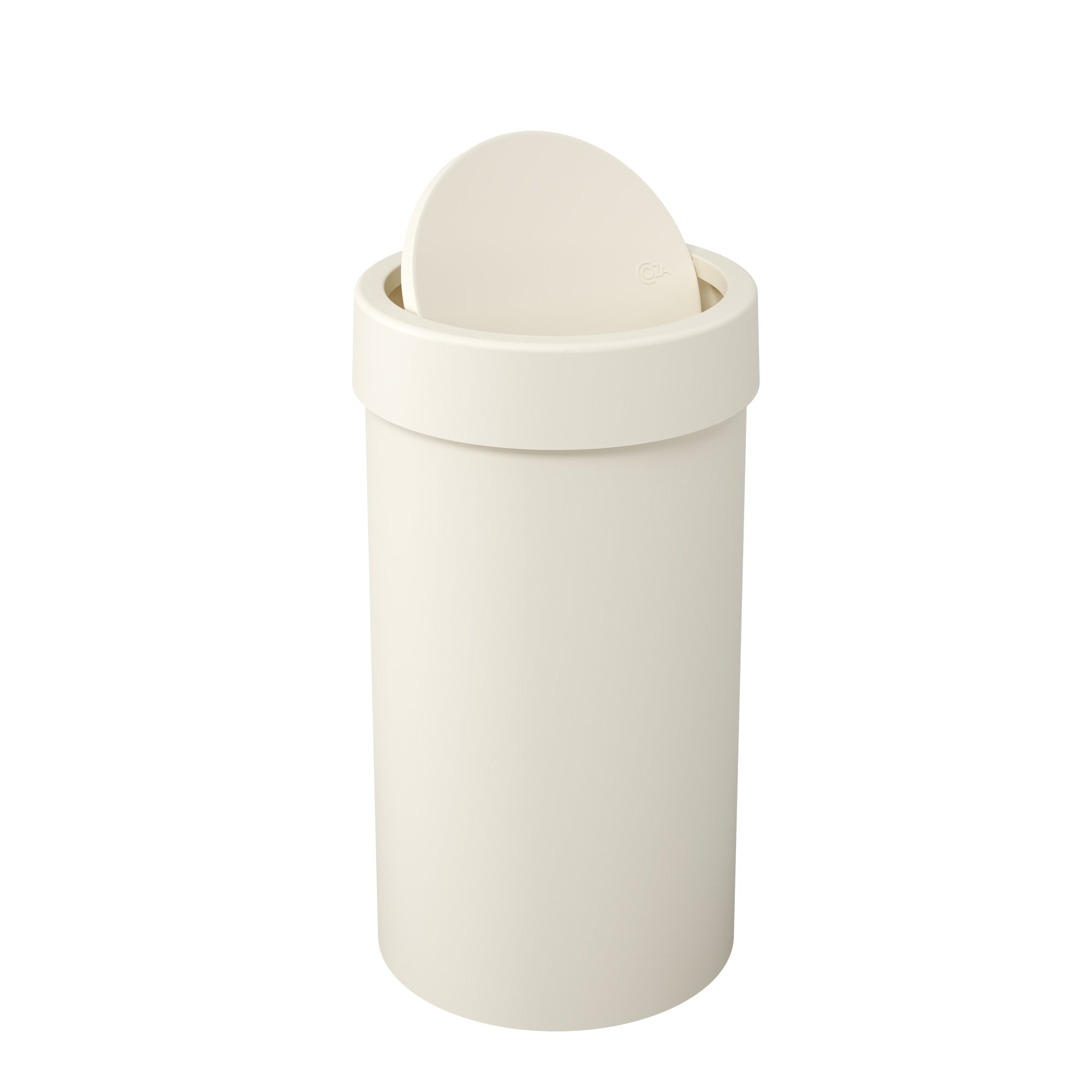 Basurero con Tapa Basculante 9 Litros Gris Claro Coza®