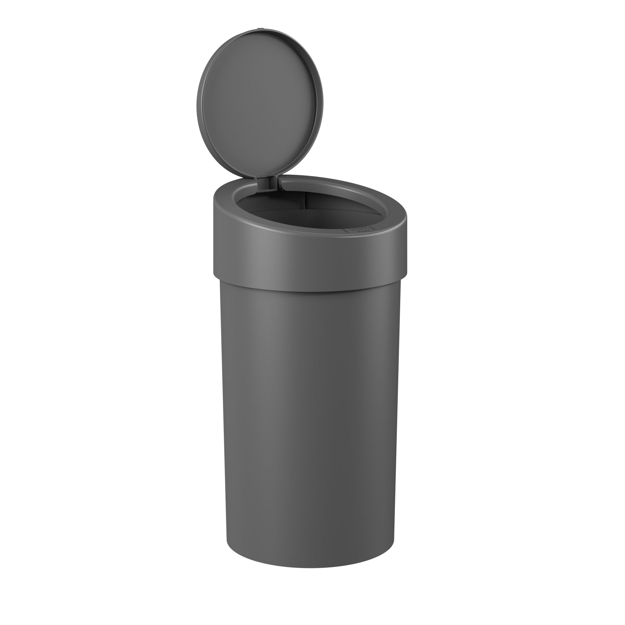 Basurero con Tapa a Presión 9 Litros Gris Grafito Coza®