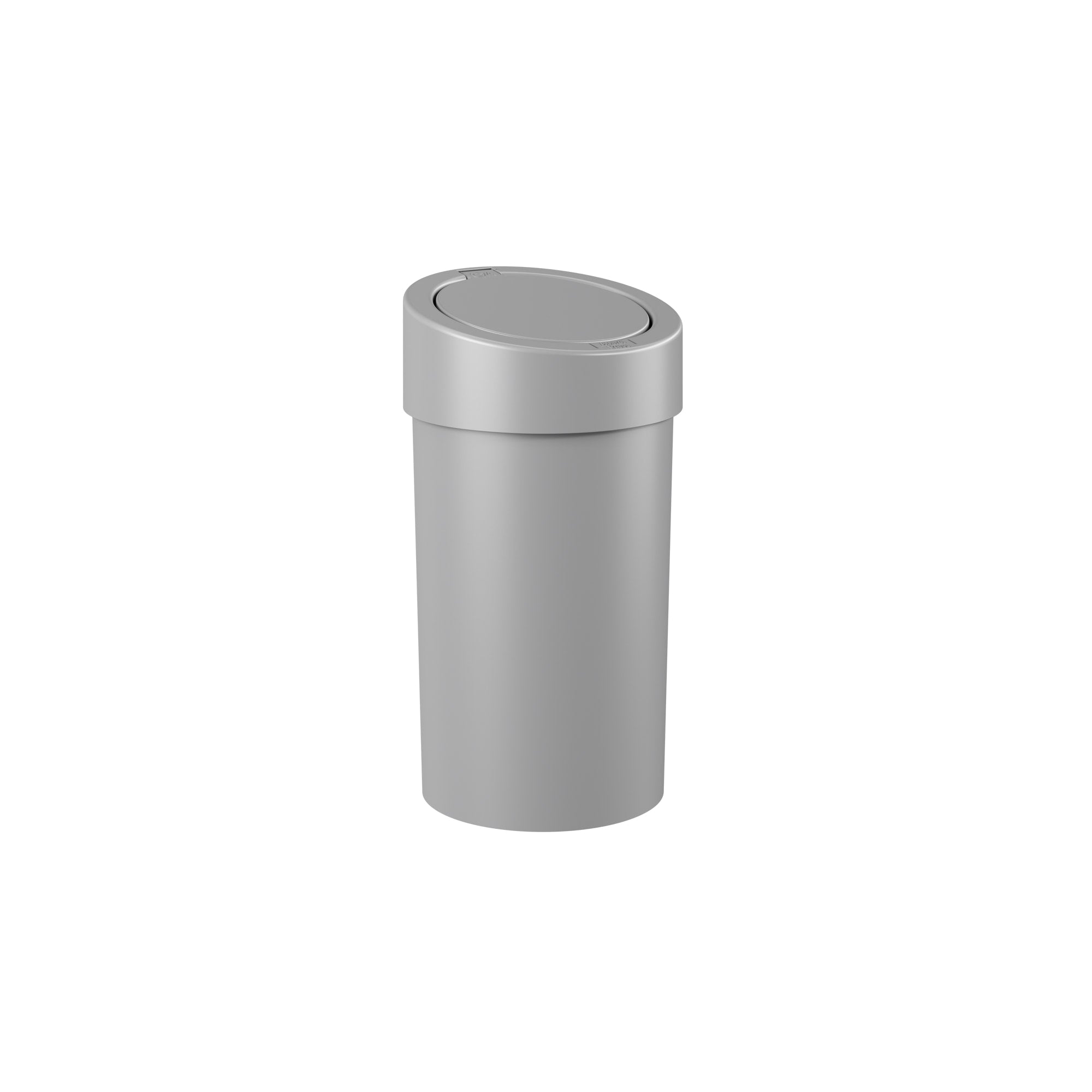 Basurero con Tapa a Presión 9 Litros Gris Frío Coza®