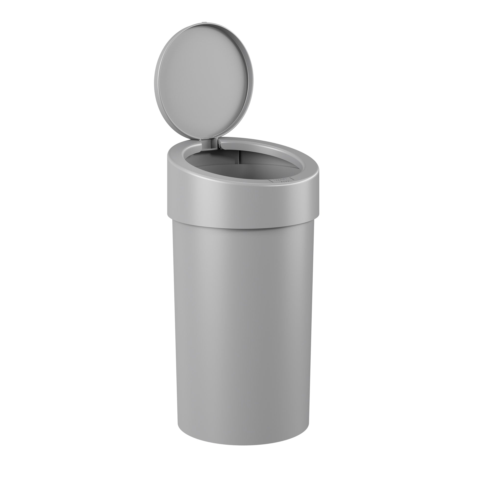 Basurero con Tapa a Presión 9 Litros Gris Frío Coza®