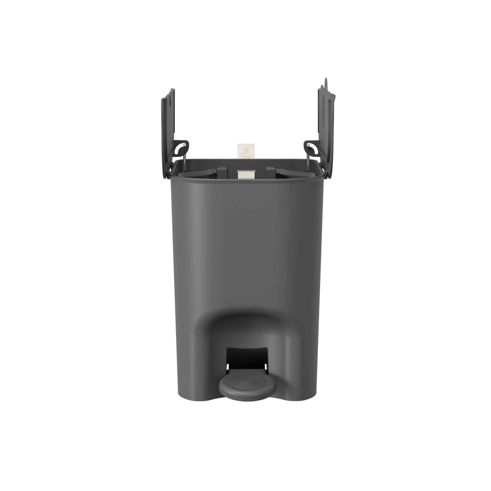Basurero Borboleta con Pedal 6L Gris Grafito con Asa Coza®
