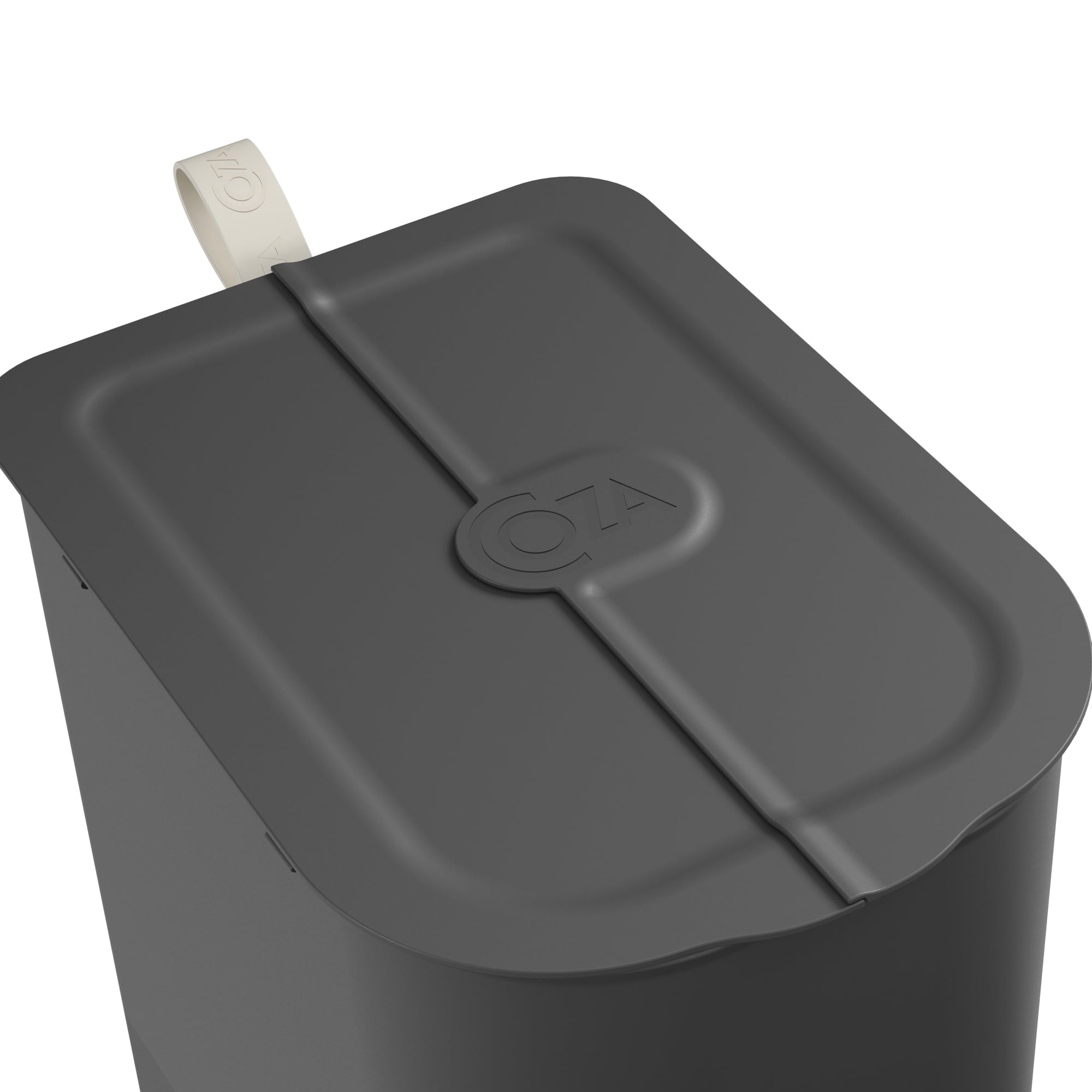 Basurero Borboleta con Pedal 6L Gris Grafito con Asa Coza®