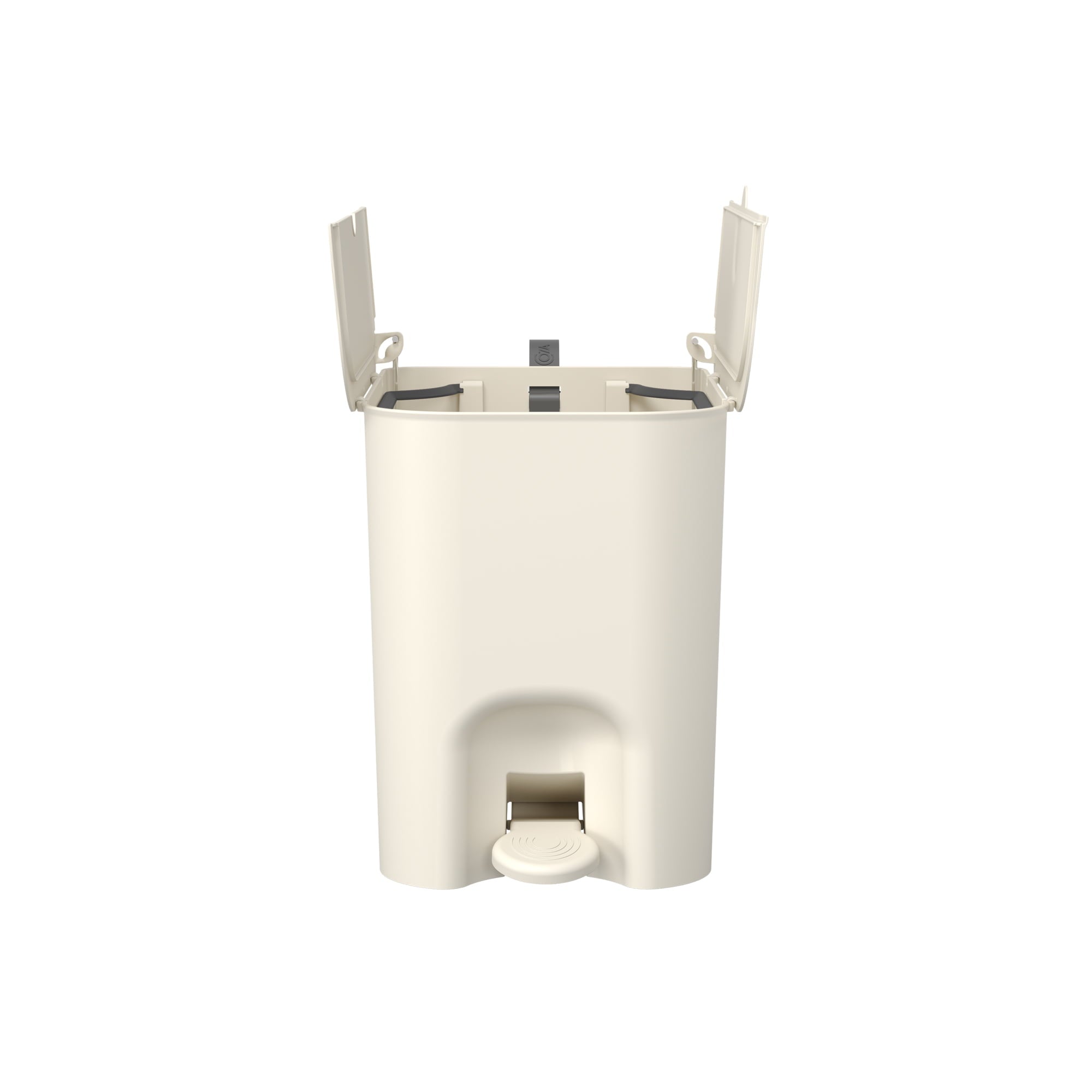 Basurero Borboleta con Pedal 12L Gris Claro con Asa Coza®