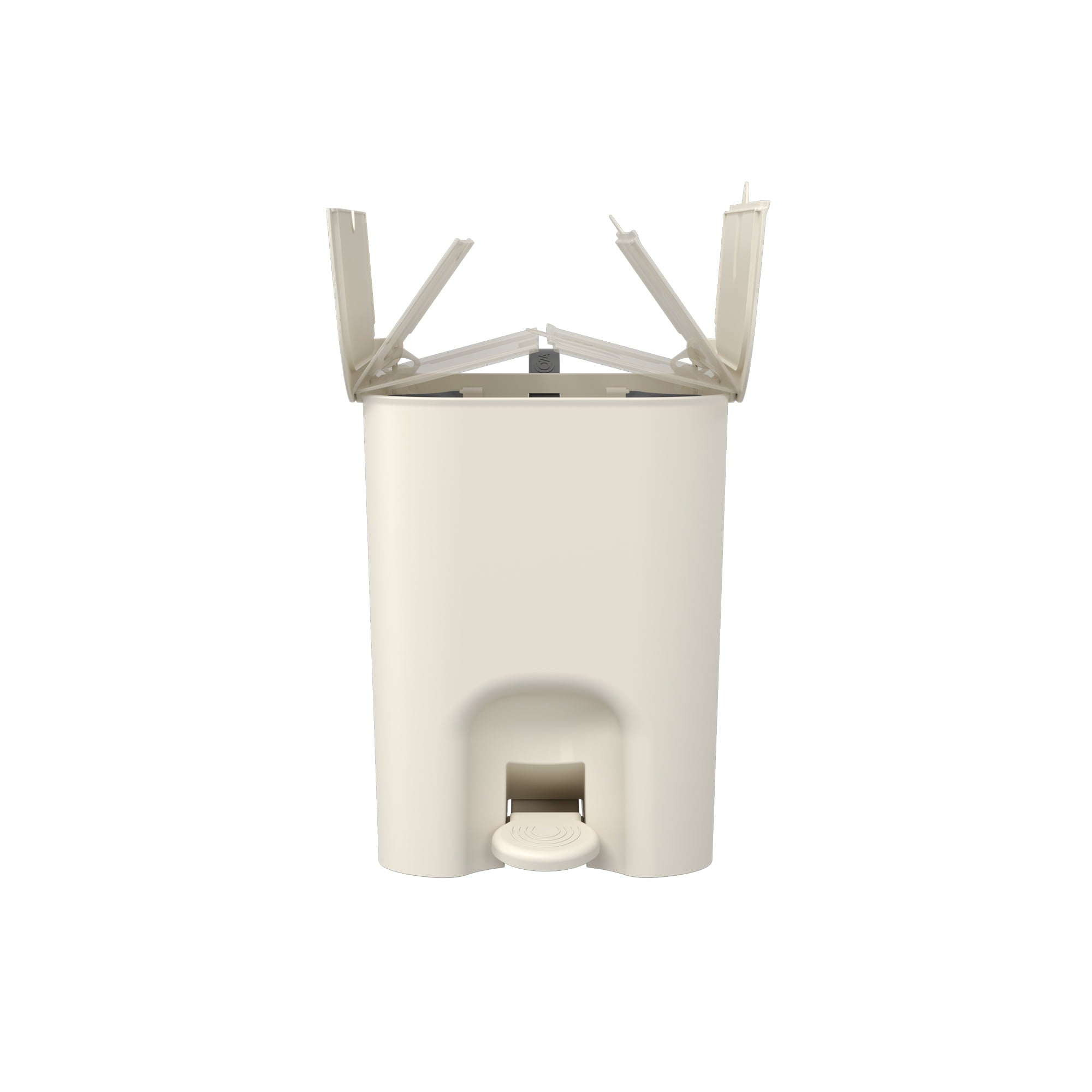 Basurero Borboleta con Pedal 12L Gris Claro con Asa Coza®