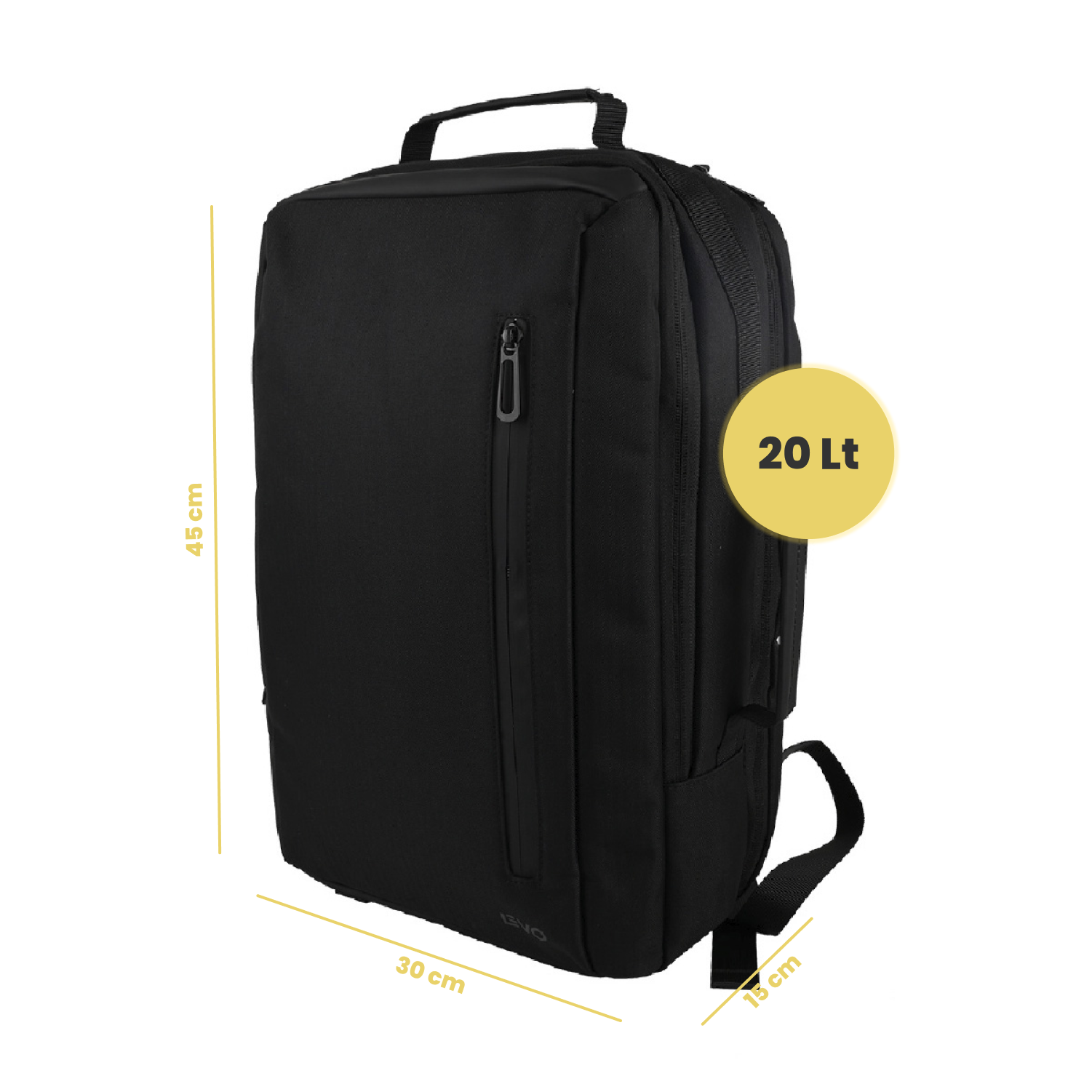 Mochila Notebook MANAGER Negra 15,6" LEVO