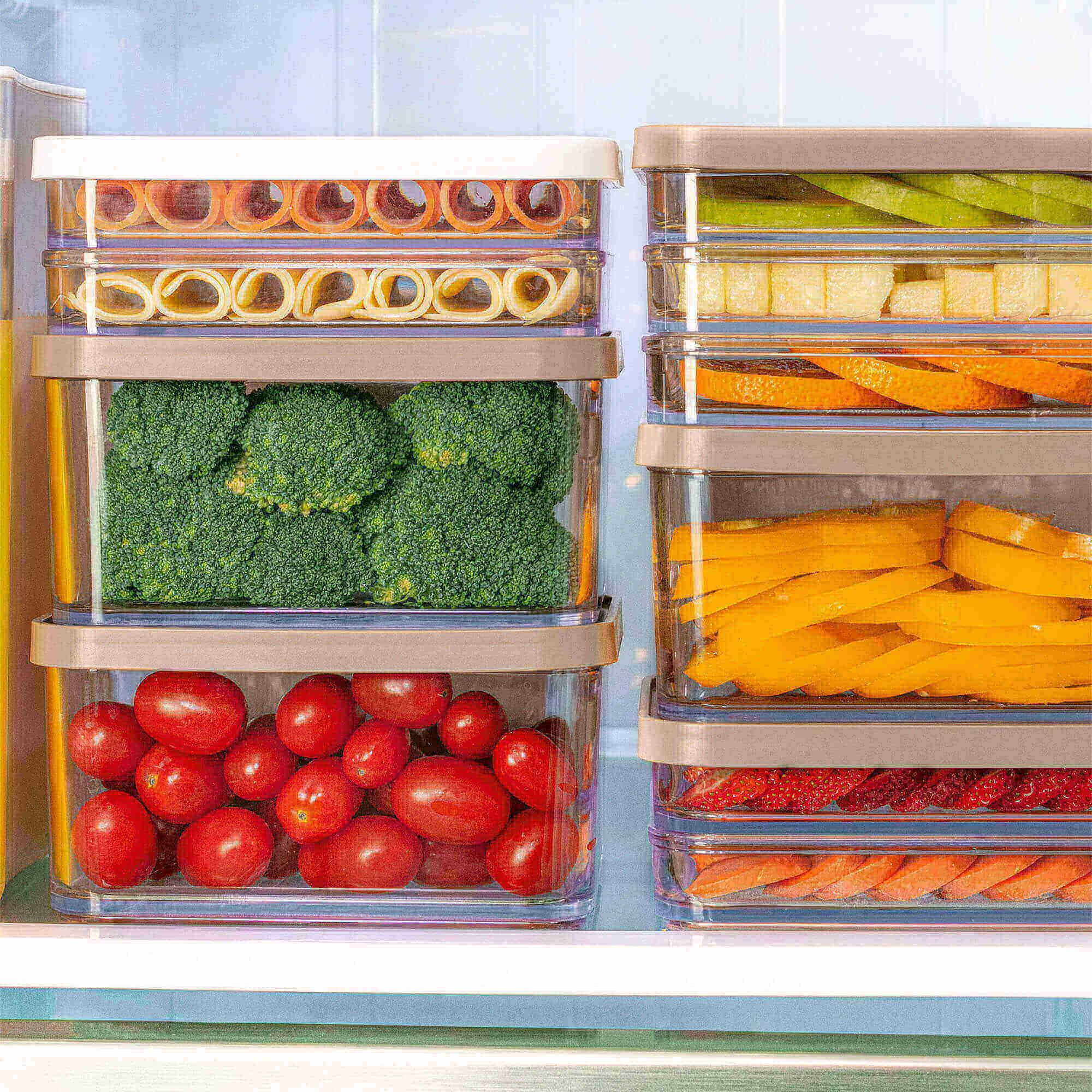 Contenedor Clear Duo 560ml Blanco Coza®