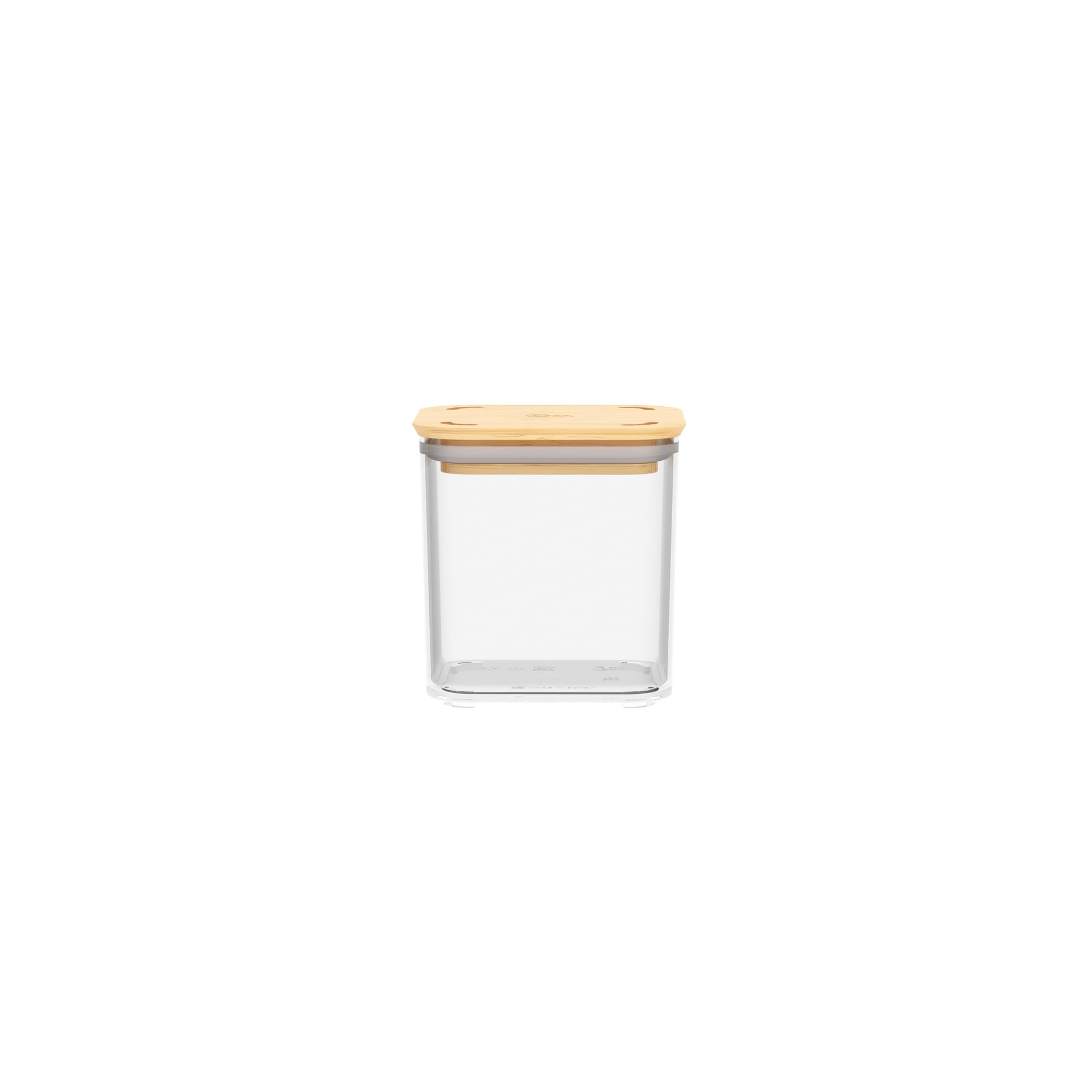 Contenedor Hermético Modo Bambú 580ml Cristal Coza®