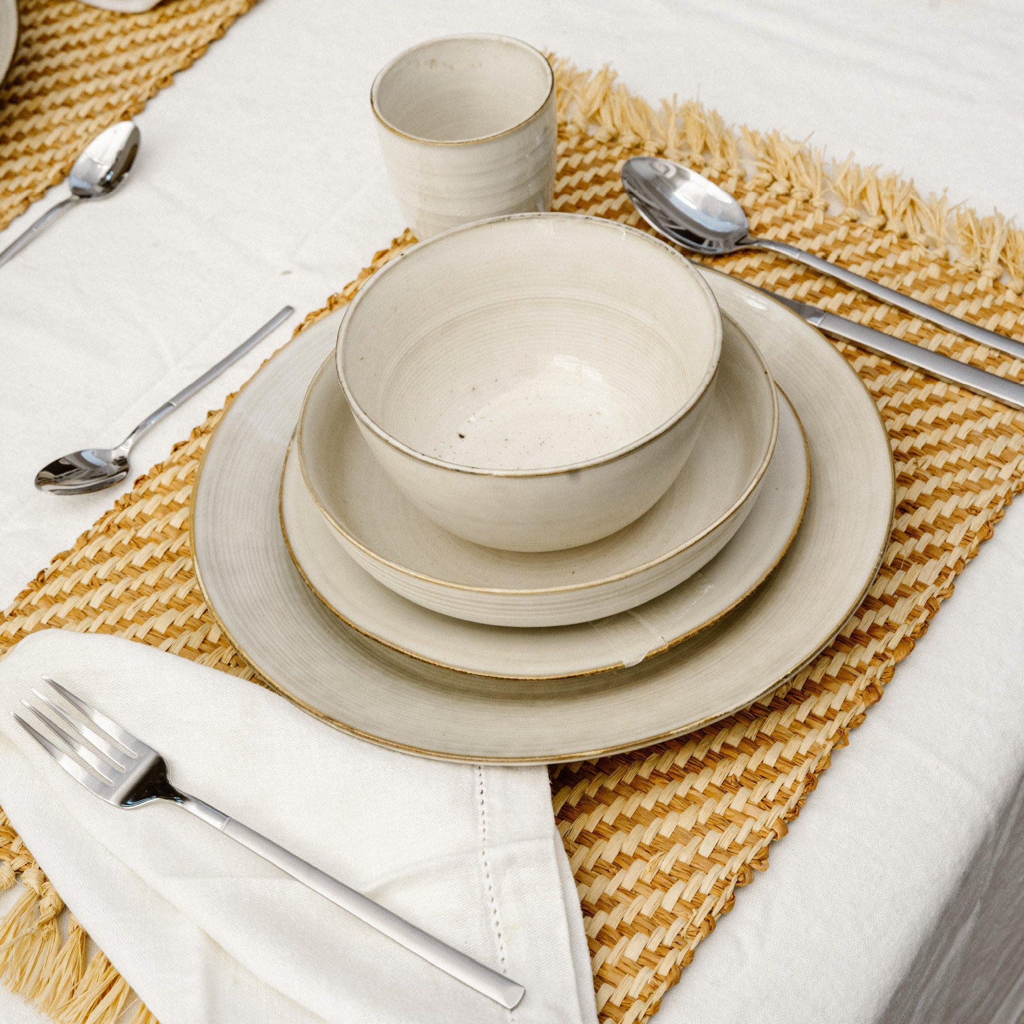 Set de Cuchillería 30 pcs Cubiertos Acero Inoxidable Puglia