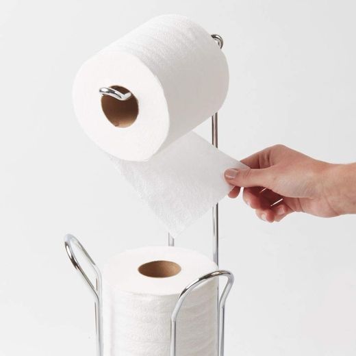 porta papel higienico metalico