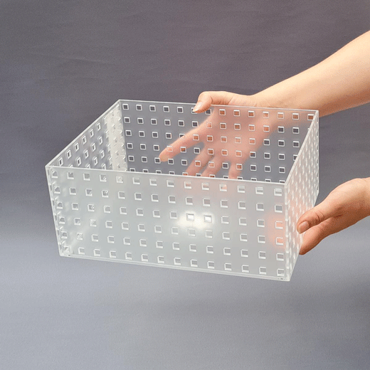 Contenedor Bricks Apilable Sin División Transparente 28x21x12,5cm Like it®